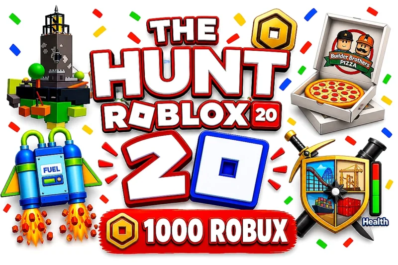 Consigue las nuevas recompensas del evento de Roblox por su aniversario número 20 y descubre cómo funcionan los 1.000 Robux